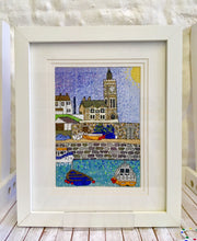 Load image into Gallery viewer, Porthleven Harbour Cross Stitch Kit