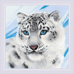 Snow Leopard Cross Stitch Kit