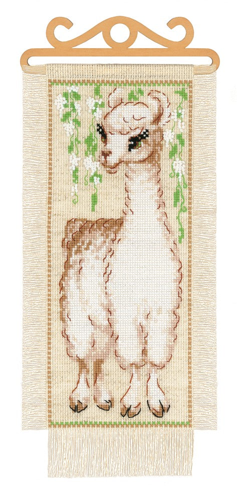 Alpaca Cross Stitch Kit