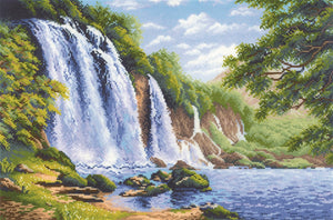 Noise of the Waterfall Cross Stitch Kit