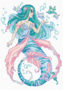 Little Mermaid Rosalina Cross Stitch Kit