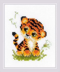 Baby Tiger Cross Stitch Kit
