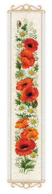 Poppies and Daisies Cross Stitch Kit