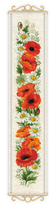 Poppies and Daisies Cross Stitch Kit