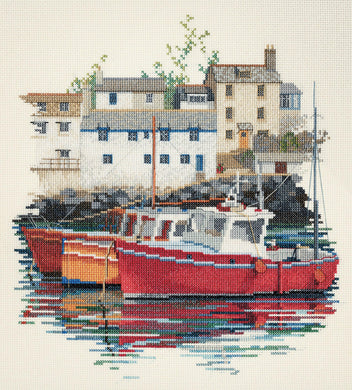 Fishing Village ~ Coastal Britain Cross Stitch Kit
