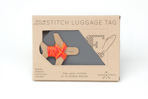 Stitch Luggage Tag Kit - Grey