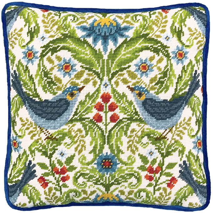 Summer Bluebirds Tapestry Kit