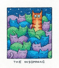 The Insomniac Cross Stitch Kit
