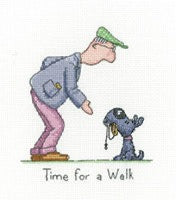 Time for a Walk Cross Stitch Kit