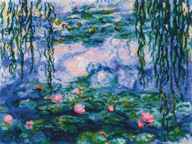 Water Lilies Monet Cross Stitch Kit