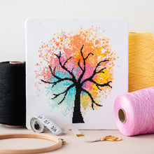 Load image into Gallery viewer, Watercolour Tree Cross Stitch Kit