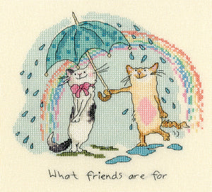 What Friends Are For Cross Stitch Kit