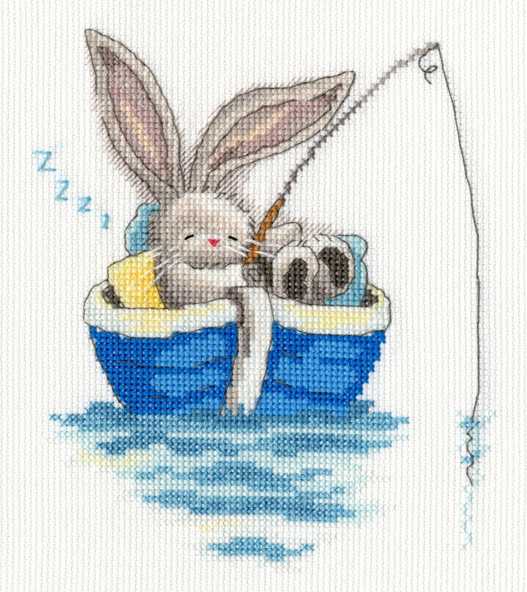 Bebunni ~ Gone Fishing Cross Stitch Kit
