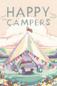 Vintage Camping Cross Stitch Kit