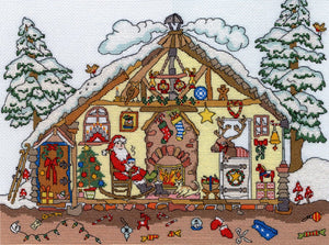 Cut Thru' Christmas Bothy Cross Stitch Kit
