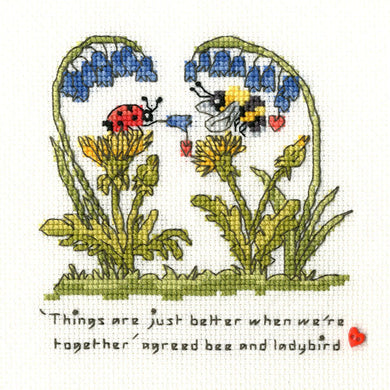 Better Together - Ladybird and Bee - Cross Stitch Kit