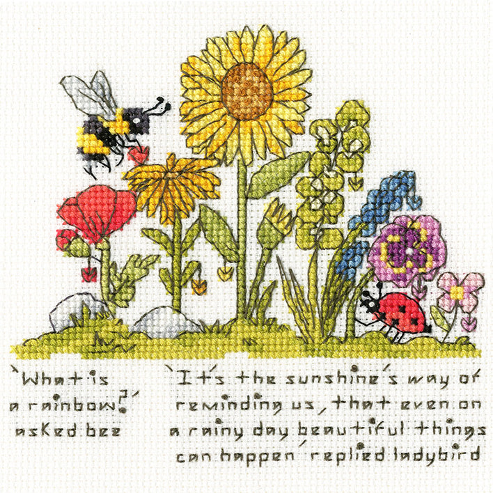 Rainbow Shine - Ladybird and Bee - Cross Stitch Kit