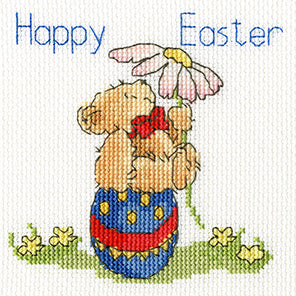 Easter Teddy Cross Stitch Kit