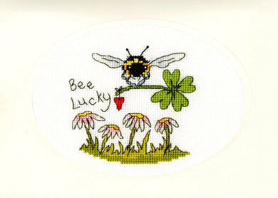 Bee Lucky - Greeting Card Cross Stitch Kit