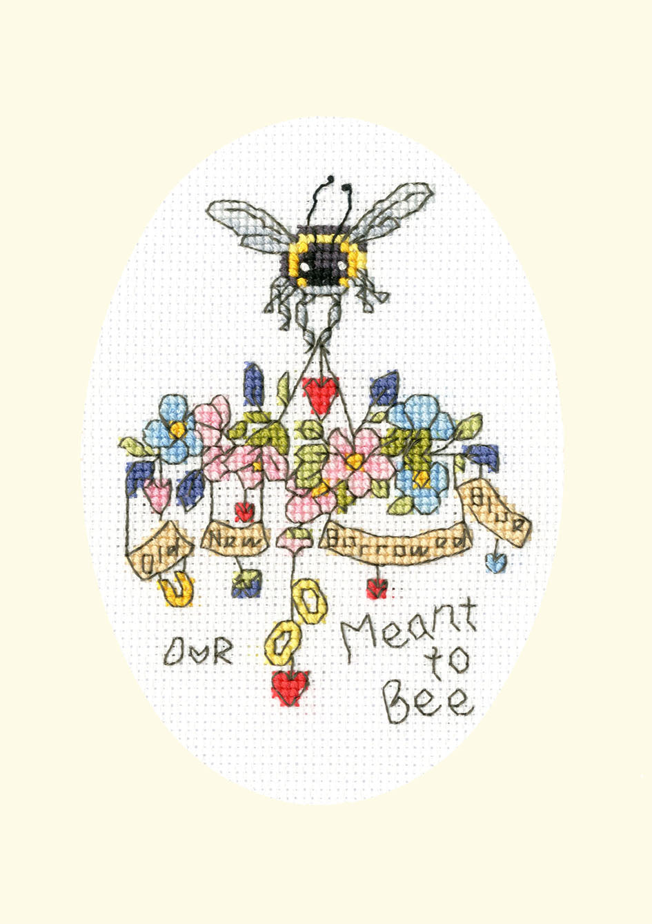 Meant to Bee - Greeting Card Cross Stitch Kit
