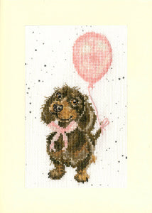 Welcome Little Sausage - Greeting Card Cross Stitch Kit