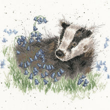 Load image into Gallery viewer, Bluebell Wood Gift Set - Cross Stitch Kit &amp; Woodland Scarf