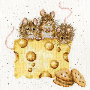 Crackers about Cheese Cross Stitch Kit