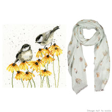 Load image into Gallery viewer, Chitter Chatter Gift Set - Cross Stitch Kit &amp; Woodland Scarf
