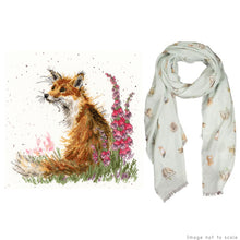 Load image into Gallery viewer, Amongst the Foxgloves Gift Set - Cross Stitch Kit &amp; Scarf