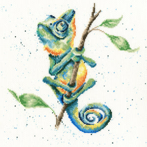 One In A Chameleon Cross Stitch Kit