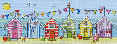 Beach Hut Fun Cross Stitch Kit