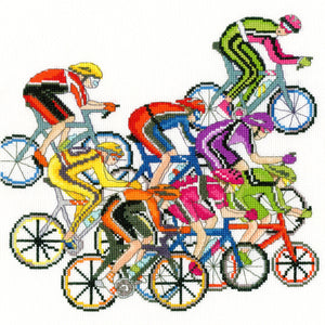 Cycling Fun Cross Stitch Kit