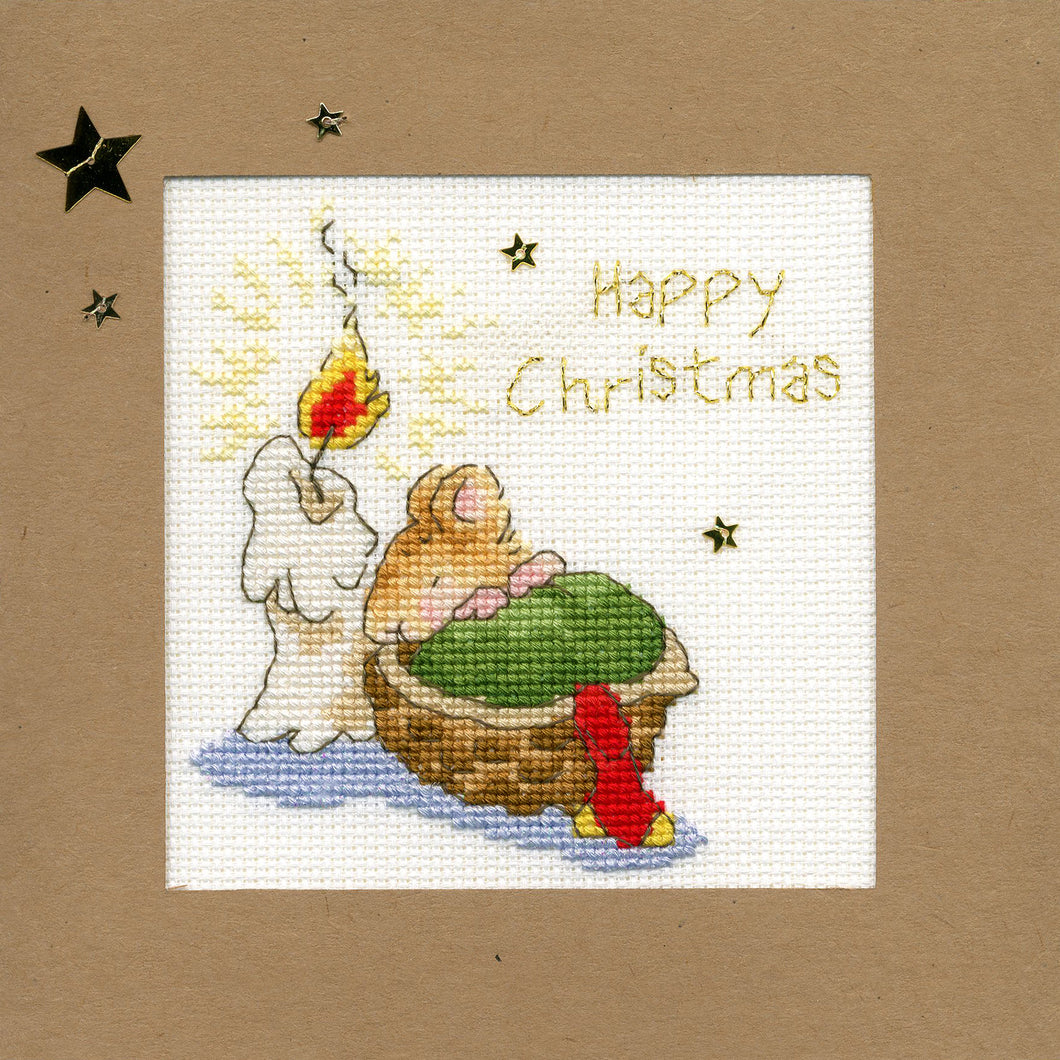 First Christmas Christmas Card Cross Stitch Kit