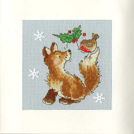 Christmas Friends Christmas Card Cross Stitch Kit