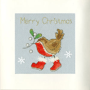Step into Christmas - Christmas Card Cross Stitch Kit