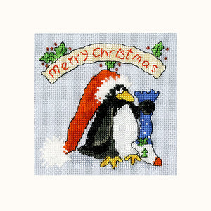 PPP Please Santa Christmas Card Cross Stitch Kit