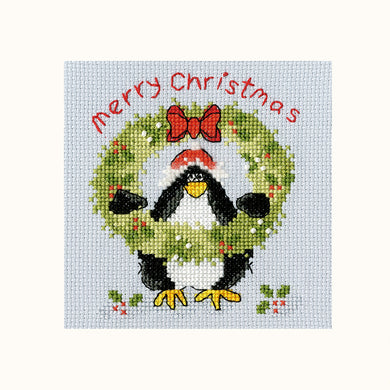 PPP Prickly Holly Christmas Card Cross Stitch Kit