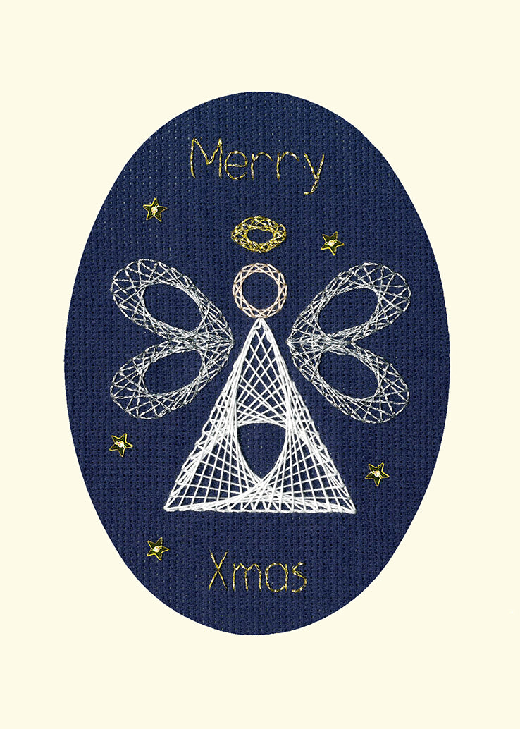 Christmas Angel Christmas Card Cross Stitch Kit