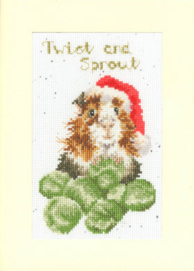 Twist and Sprout - Christmas Card Cross Stitch Kit