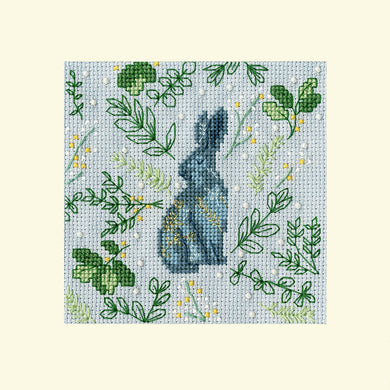 Scandi Hare - Christmas Card Cross Stitch Kit