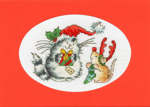 Secret Santa - Christmas Card Cross Stitch Kit