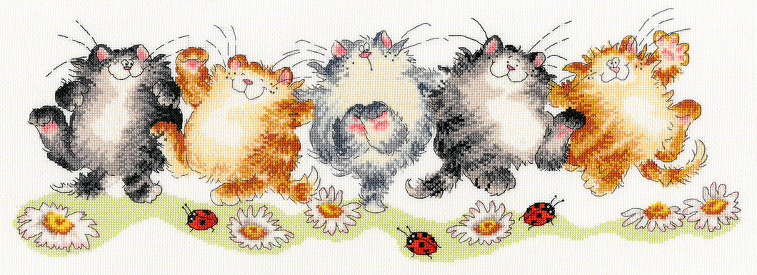 The Cat-Can Cross Stitch Kit