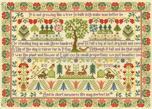 Oak Tree Sampler Cross Stitch Kit