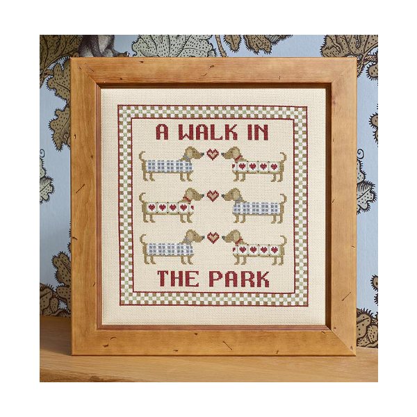 A Walk in the Park Cross Stitch Kit