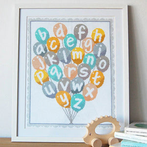 Up Up and Away (Neutral) Cross Stitch Kit