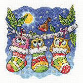 A Christmas Hoot Cross Stitch Kit