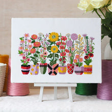 Load image into Gallery viewer, Bloom and Grow Cross Stitch Kit