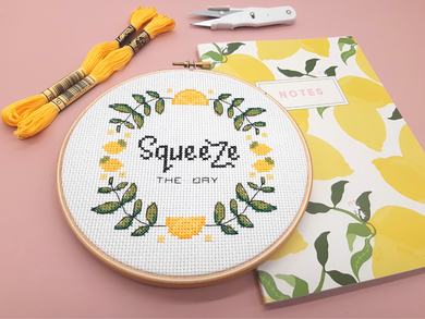 Squeeze The Day Cross Stitch Kit