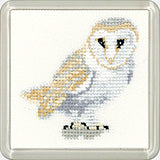 Barn Owl Coaster Cross Stitch Kit