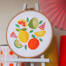 Load image into Gallery viewer, All the Zest Cross Stitch Kit